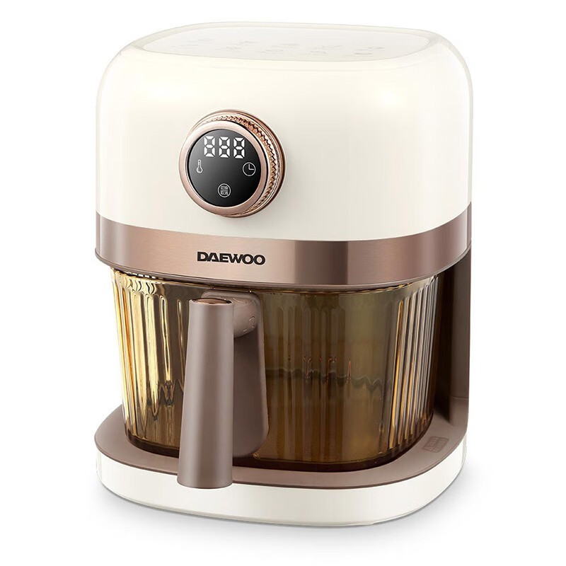 大宇 空气炸锅4L 家用电炸锅 DYKZ-4008 暖阳白