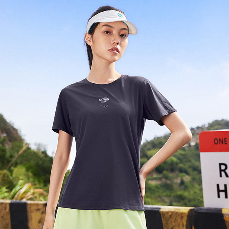361°运动t恤夏季新款速干衣上衣健身跑步薄款短袖简约纯色百搭高清大图