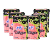 苏菲口袋魔法系列卫生巾森呼吸超薄棉柔日用24cm洁翼型9片6包新老包装随机发货