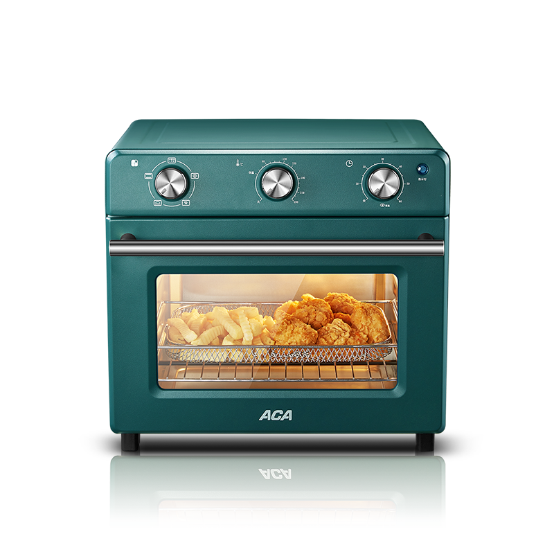 北美电器aca空气炸锅电烤箱一体家用小型烘焙多功能搪瓷内胆atomaf25