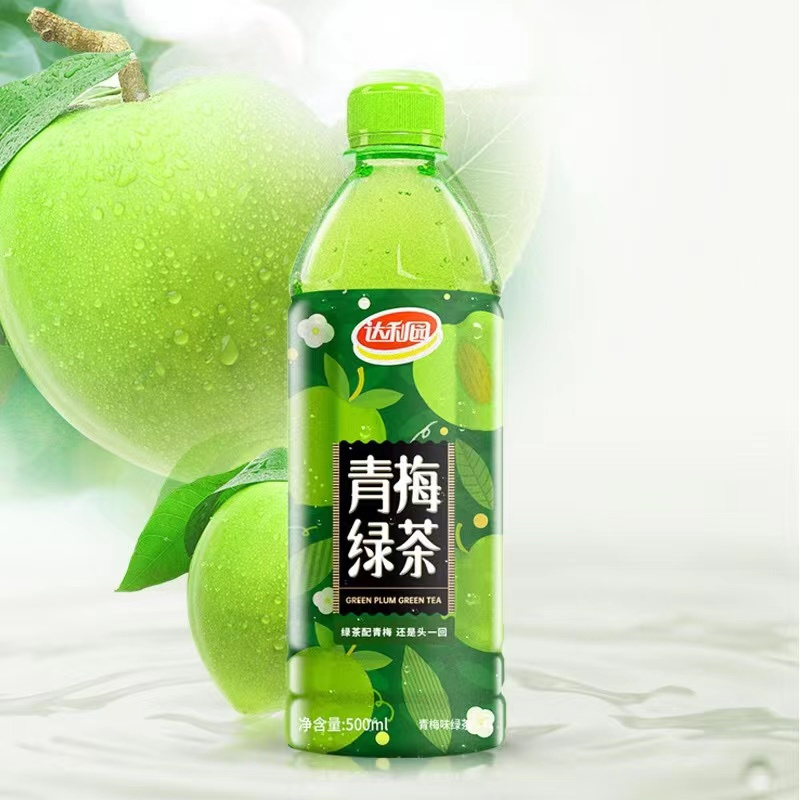 达利园网红青梅绿茶500ml*5瓶茶饮料果味茶饮品