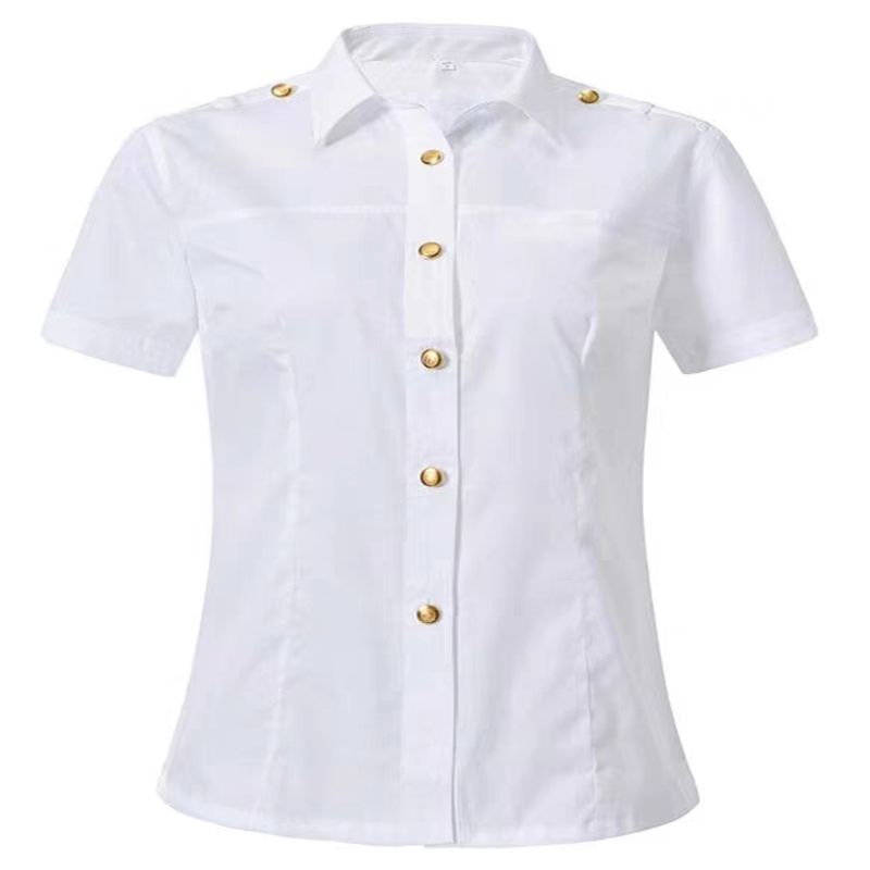 铂牛 短袖工作服衬衣 S-XXXL 件高清大图