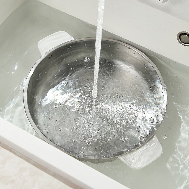 小熊0涂层304不锈钢4L速沸电煮锅电蒸锅电火锅火锅专用锅家用多功能分体式电热锅DHG-H40S1白色高清大图