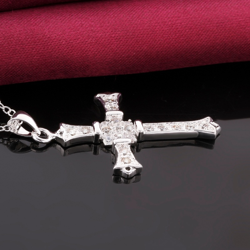 N633 Women Silver Necklace 镀925纯银女项链日韩版锁骨链潮人送女朋友七夕情人节礼物