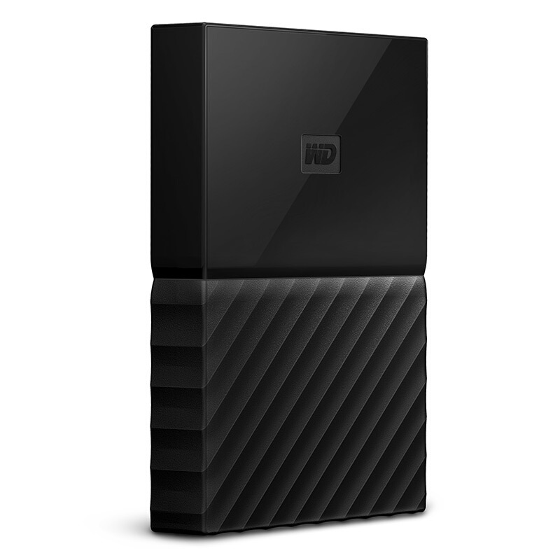 [精选]西部数据(WD) My Passport移动硬盘1TB USB3.0硬件加密2.5寸 新版炫彩 黑色