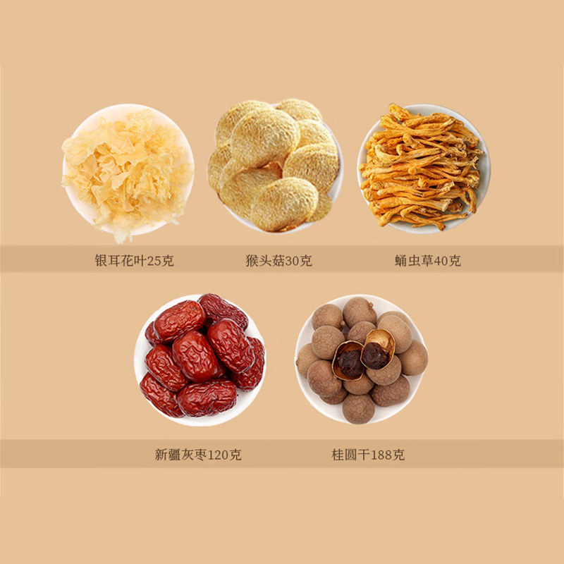 姚朵朵干货礼盒甄选多样食补原料寻臻觅味干货组合装403g高清大图