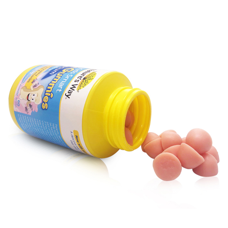 Nature’s Way佳思敏儿童钙+维生素D矿物质软糖 补钙补充VD健齿健骨骼 60粒 2瓶高清大图
