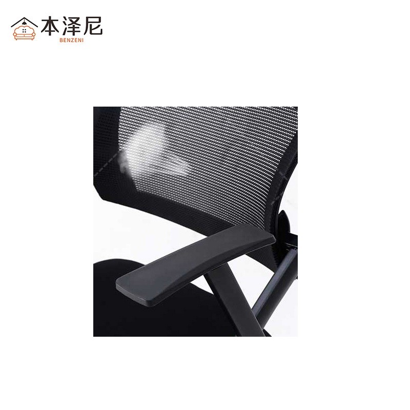 本泽尼 折叠培训椅 网椅(含桌板)HTZ-ZDW6683 600*600*830mm 把高清大图