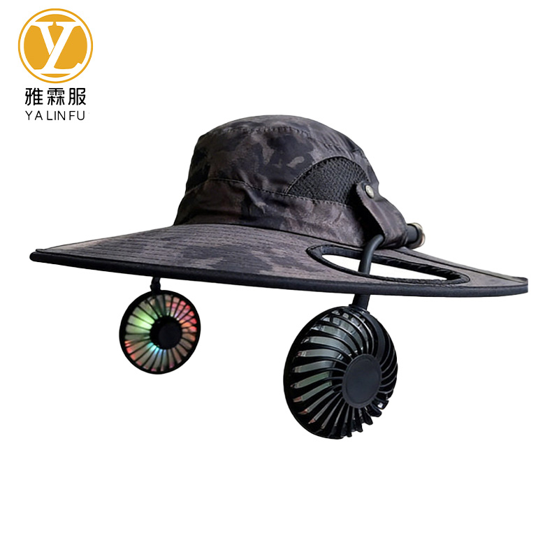 雅霖服 风扇防晒帽YLF-FSM7231顶高清大图