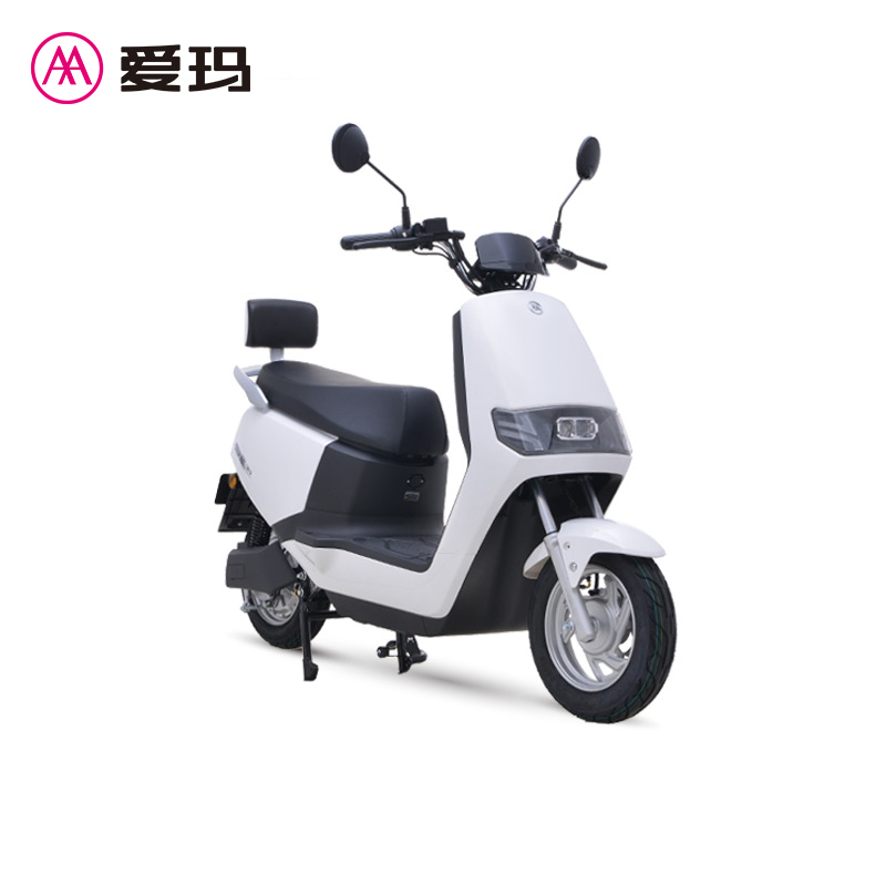爱玛60v高速电瓶车电动轻便摩托车红牛n383精英版