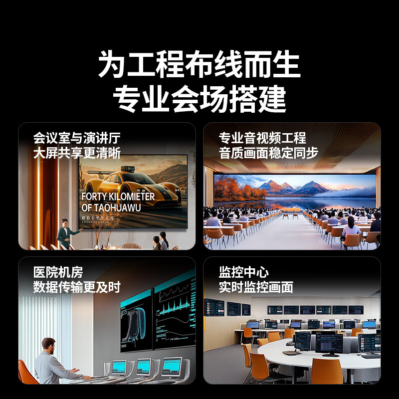 绿联 HDMI线2.0版4K数字高清线0.5米视频线工程级 笔记本电脑机顶盒接电视投影仪显示器数据连接线30115高清大图