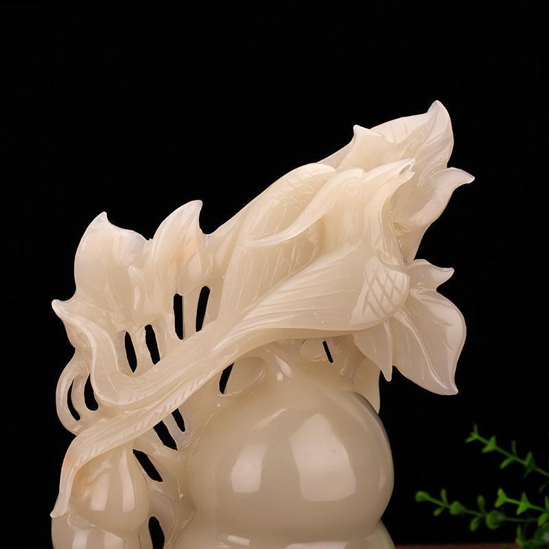 阿富汗玉葫芦福禄镇宅纳福风水玄关办摆件家居装饰_789_484