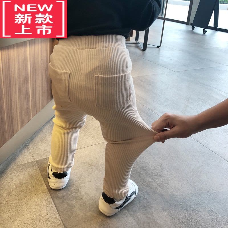 可莉允婴童装宝宝秋冬1-3女保暖裤子宝宝打底裤婴儿5裤子潮加绒加厚图片