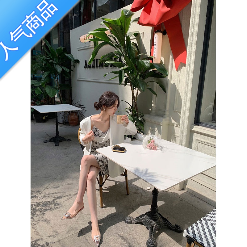 SUNTEK透明水晶包头凉鞋女2023夏季新款尖头仙女风浅口太阳花水钻高跟女高清大图