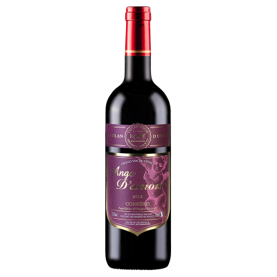 法国原瓶进口乐朗1374红酒 爱神干红葡萄酒 科比埃AOC级 750ml 单支装