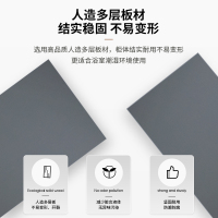 法恩莎(FAENZA) FPGD3695E-1 卫生间绒面铁灰色浴室柜 阳台带镜柜洗手洗脸洗漱台盆柜组合套装
