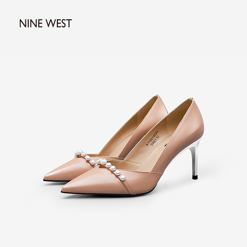 玖熙 Nine West 女士尖头单鞋a Nine West 玖熙21春夏高跟鞋新款百搭时尚尖头浅口细跟真皮女单鞋 价格图片品牌报价 苏宁易购nine West旗舰店