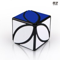奇艺魔方格枫叶魔方三叶草不规则异形魔方手感顺滑初学者叶子魔方 三色枫叶魔方