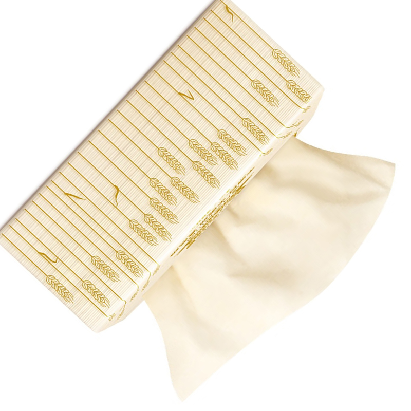 泉林本色抽纸 3层120抽*8包S码 纸巾面巾纸 原生浆无添加 便携易储存高清大图