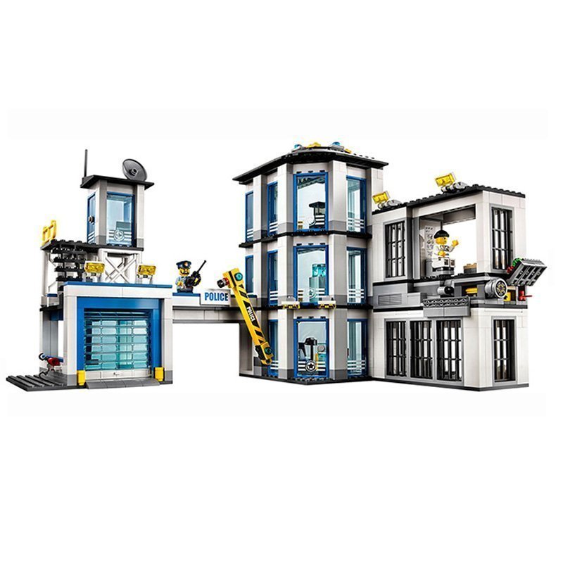 乐高(LEGO)城市系列 警察总局 60141 益智拼装积木儿童塑料玩具 6-12岁 800块以上