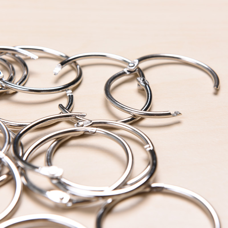 开口窗帘圈环书圈卡闪电客圈罗马环窗帘开口吊环活口拉环窗帘扣挂环50