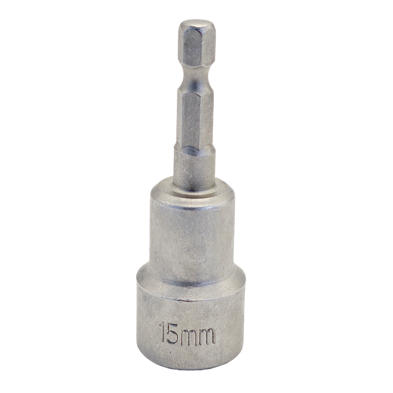 梦涵杰 六角批头强磁套筒 15mm/ 个
