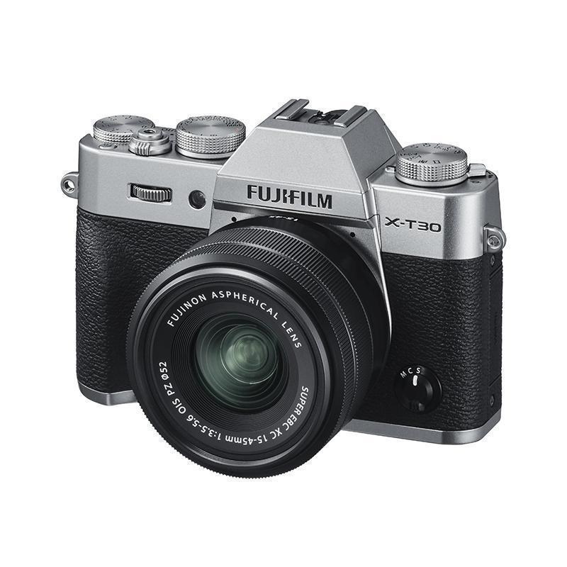 富士(FUJIFILM)X-T30/XT30 微单相机 单镜头套装 银色(15-45mm镜头 ) 2610万像素 4K视频vlog 蓝牙WIFI