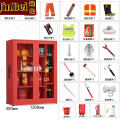 锦北消防器材柜放置工具柜工地商场展示柜应急柜1.6米高2人97式套餐D
