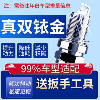 双铱金火花塞原厂适配卡罗拉轩逸福克斯英朗凯越现代欧蓝德赛欧 雪铁龙