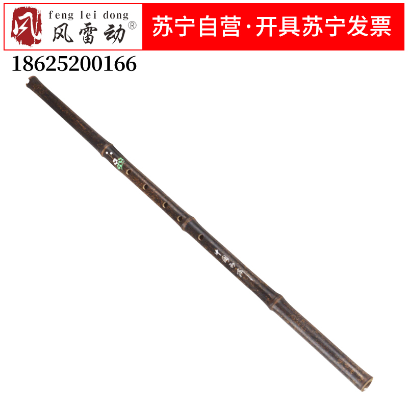 风雷动紫竹初学洞箫乐器单节G调F调六孔八孔短萧长萧加绒布袋八孔F调短萧