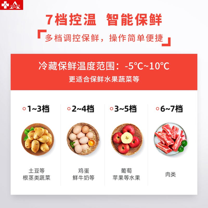埃利斯(AILISI)1.8米冷藏不锈钢厨房工作台 商用冷柜 多功能酒店平冷冰柜 大容量奶茶店设备水吧台BC-1.8LT