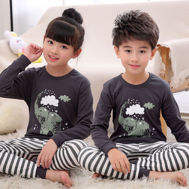 促销儿童内衣套装纯棉男童女童小孩宝宝秋衣秋裤春秋薄款打底衫睡衣