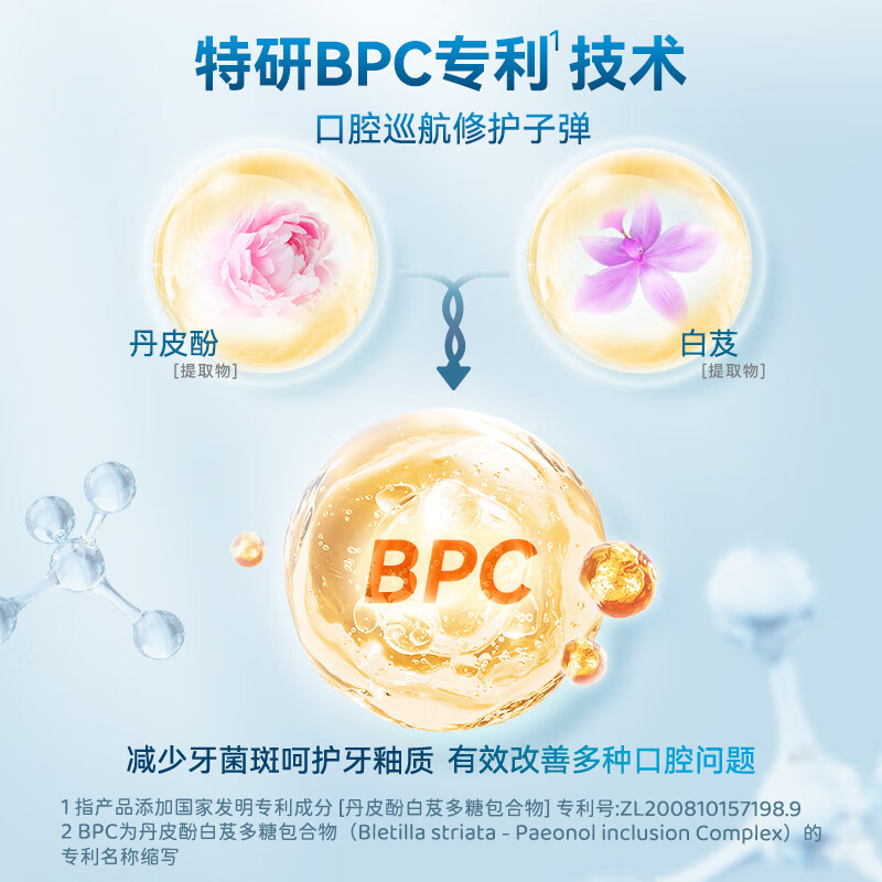 皓齿健小苏打净白清新牙膏220g+皓齿健益清新双色粒子牙膏220g高清大图