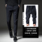 YUANSU男士加绒裤男裤子秋冬季加厚2020新款休闲裤修身直筒外穿西裤带绒休闲裤