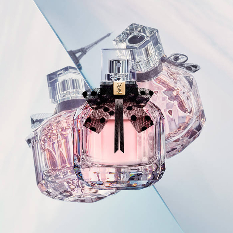 ysl圣罗兰反转巴黎女士香水蕾丝波点90ml淡香edt浪漫花果香浓香持久