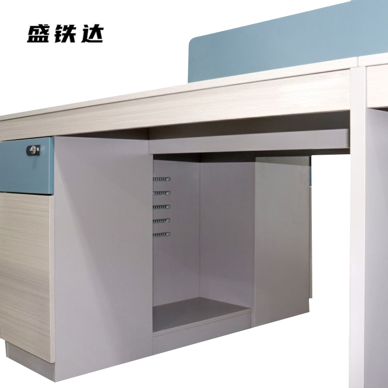 盛铁达 办公桌双人位1200*1200*1050mm STD-JJ150 张高清大图