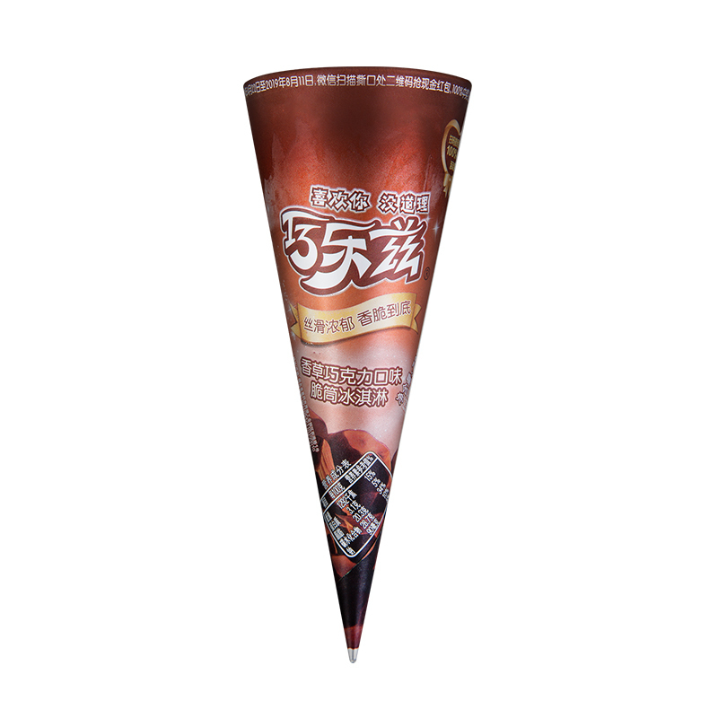 伊利巧乐兹香草巧克力口味脆筒冰淇淋438g