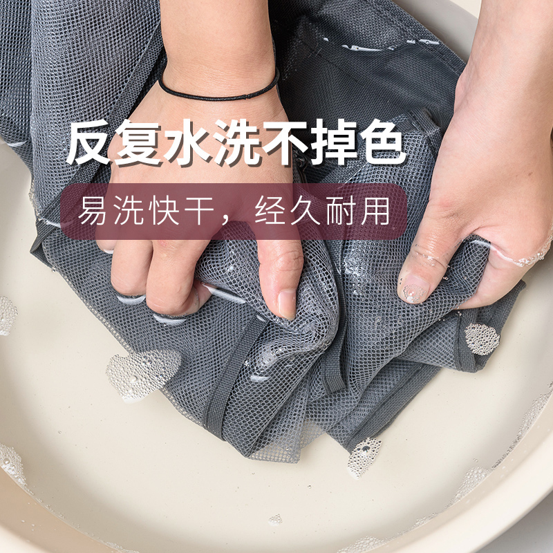 内衣收纳袋挂袋收纳悬挂式内裤袜子挂兜布艺壁挂床头墙挂式柜收纳袋 三维工匠高清大图