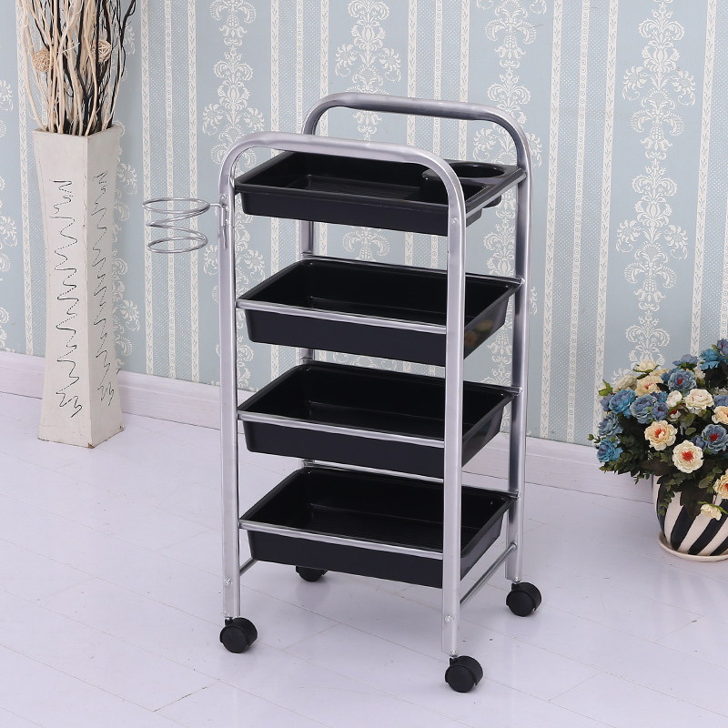 推车美发工具车院小推车发廊理发店烫染推车视频