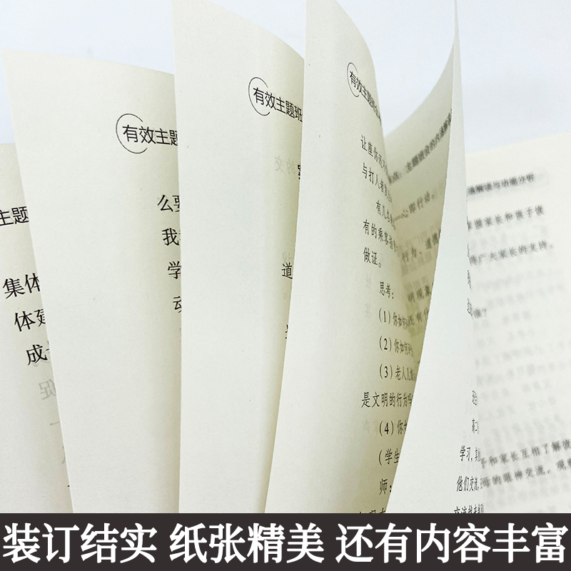 [正版] 有效主题班会十讲 设计理念与实施策略 迟希新 大夏书系 全国中小学班主任培训用书 教育理论 教师教育高清大图
