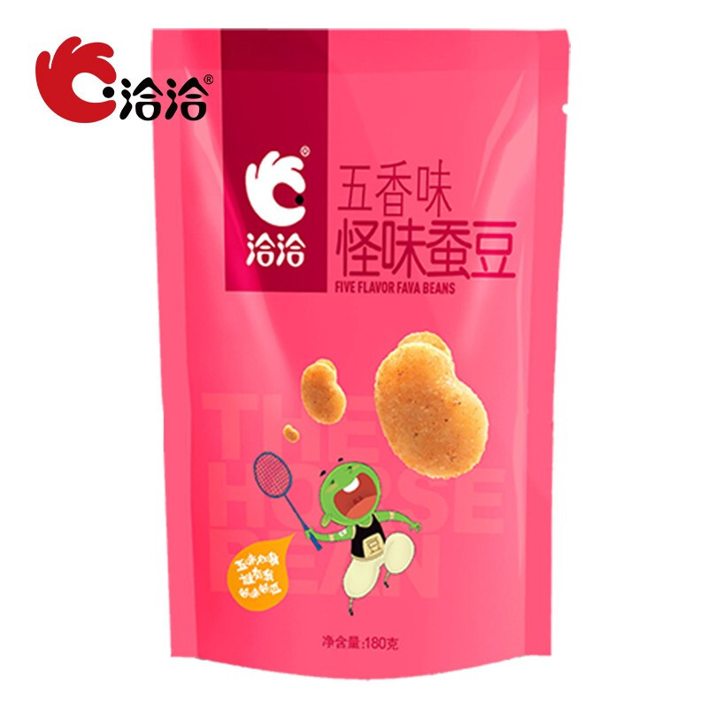 洽洽 怪味蚕豆 兰花豆零食小吃坚果炒货五香味180g*3袋