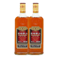古越龙山 绍兴黄酒 中央库藏 金五年 绍兴花雕酒 半干型 500ml*2瓶