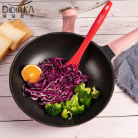 迪迪尼卡(Didinika)麦饭石不粘锅无烟锅平底炒锅网红麦饭石家用30cm炒锅+硅胶铲子