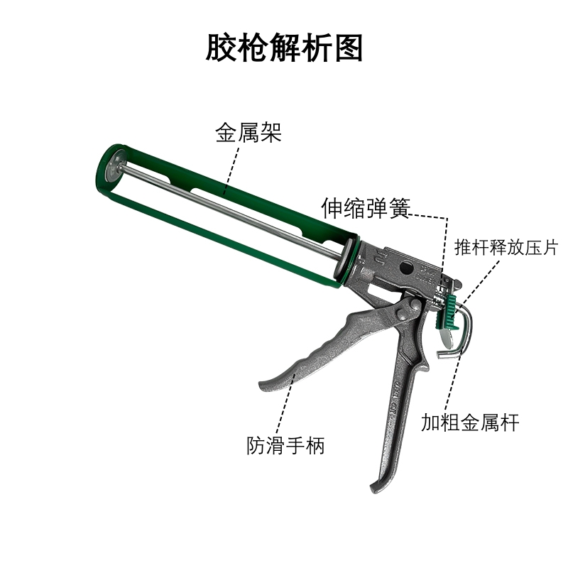 冰将 玻璃胶枪注射式植筋胶胶枪 BLJQ-3 个高清大图