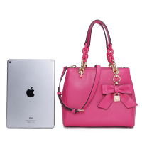 MICHAEL KORS 迈克高仕 女包 Cynthia 单肩斜跨包小号 蝴蝶结吊饰光面皮30H7GCYS5L