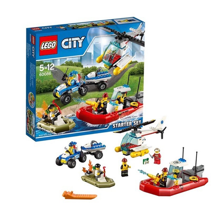 乐高城市组60086城市入门套装 LEGO CITY 儿童玩具积木益智趣味 塑料玩具 200块以上 6-14岁