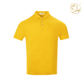 休闲团建活动文化衫Polo衫舒适透气可定制 XL 旗黄色