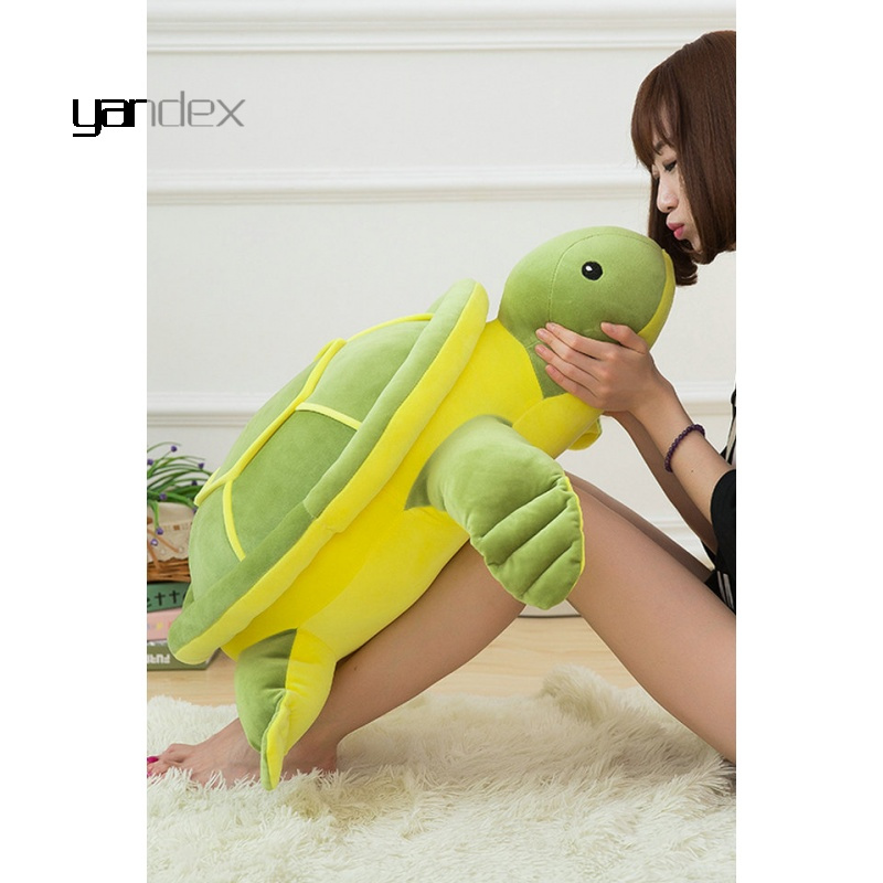 适用于羽绒棉大乌龟大海龟公仔儿童布娃娃玩偶毛绒玩具龟女生抱枕生日车载家居装饰沙靠垫靠枕腰靠