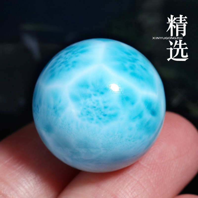 精选级别原矿海纹石圆珠隔珠散珠顶珠多宝手串锁骨链DIY串珠配饰