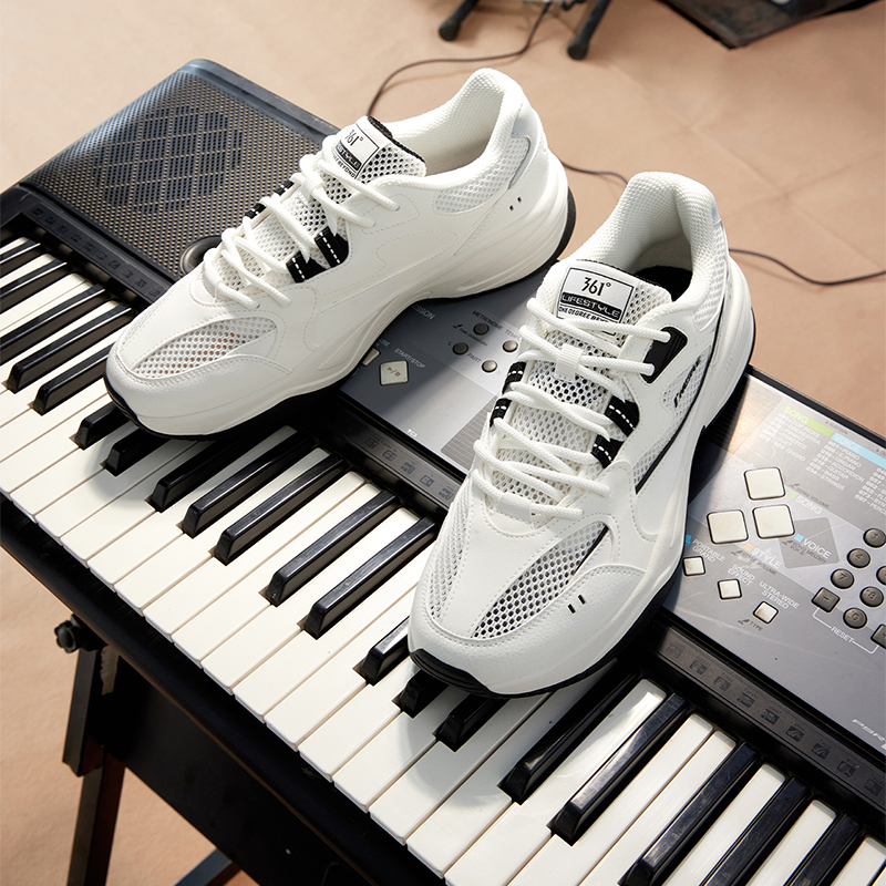 361°男鞋运动鞋新款男复古文化鞋672516765高清大图